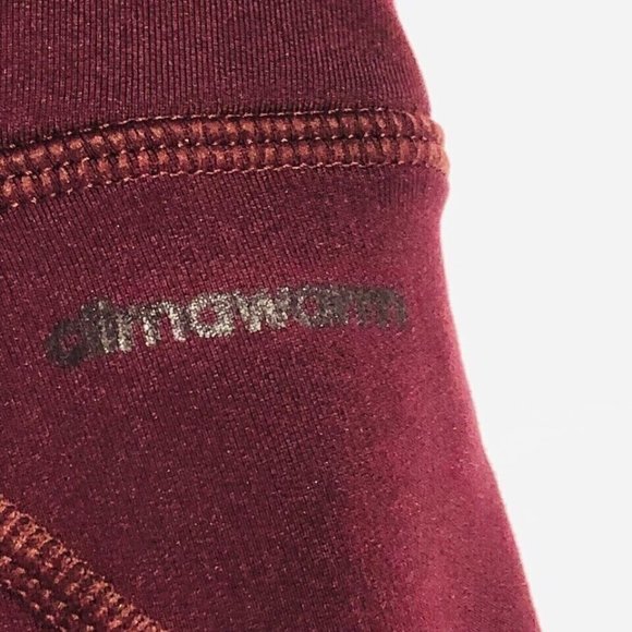 Adidas Pants Womens Adult Small Sweat Climawarm Maroon Activewear Athletic Pant - Picture 5 of 8